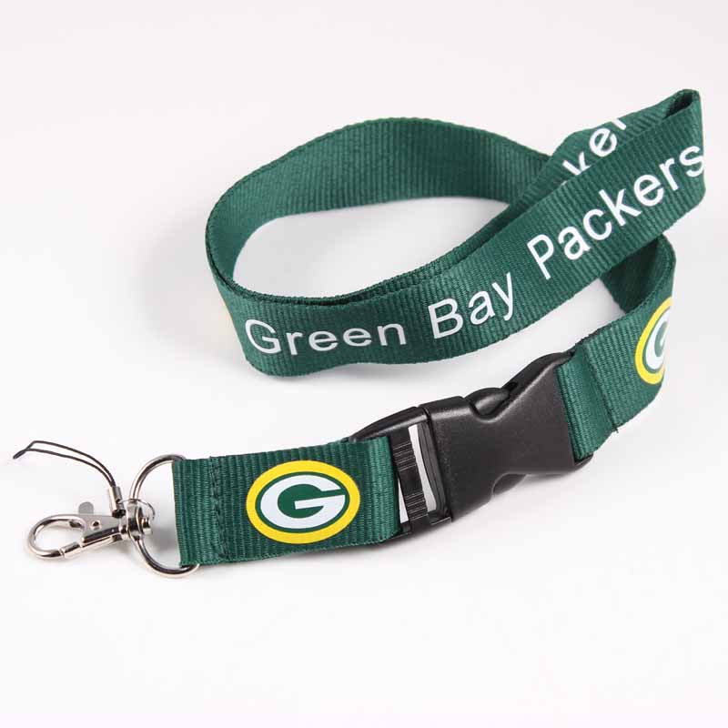 Wholesale Football Team Lanyard Keychain