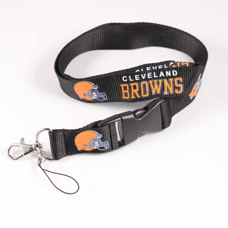 Wholesale Football Team Lanyard Keychain