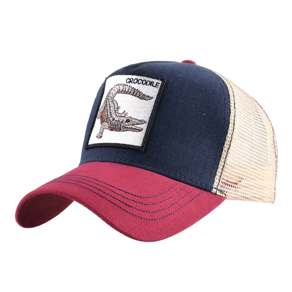 Wholesale Patch Animal Embroidery Cotton Baseball Cap ACC-HT-DSM003