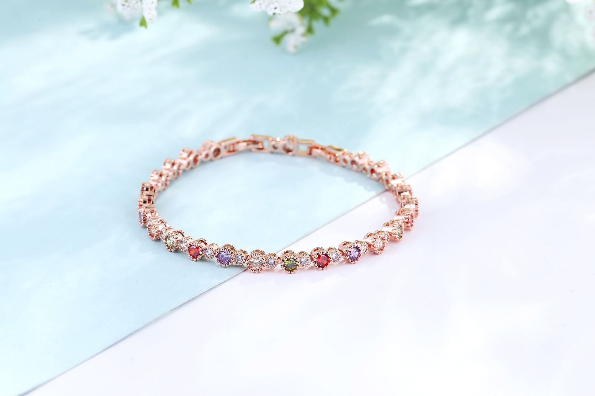 Wholesale Diamond Bracelet Simple Creative Full Diamond Zircon Bracelet