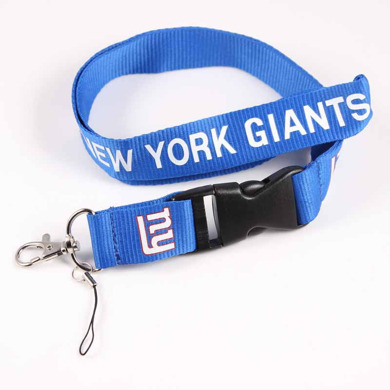 Wholesale Football Team Lanyard Keychain
