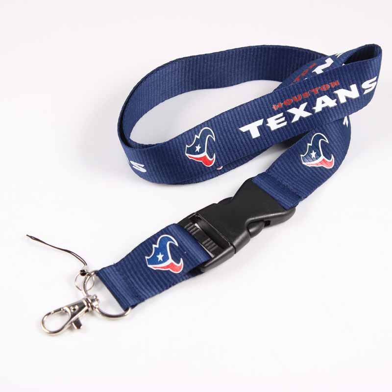 Wholesale Football Team Lanyard Keychain