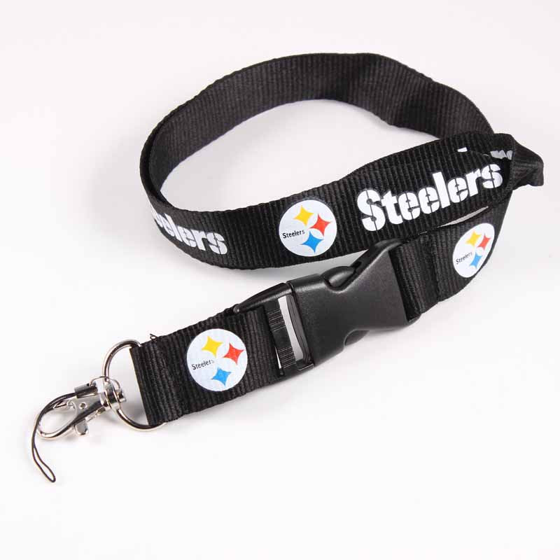 Wholesale Football Team Lanyard Keychain