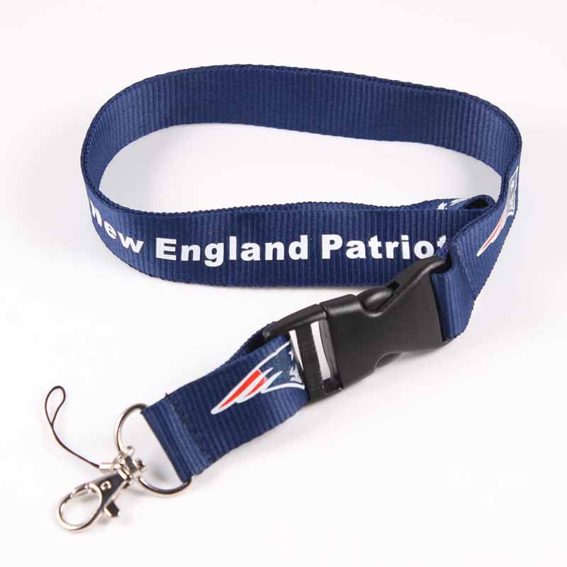 Wholesale Football Team Lanyard Keychain