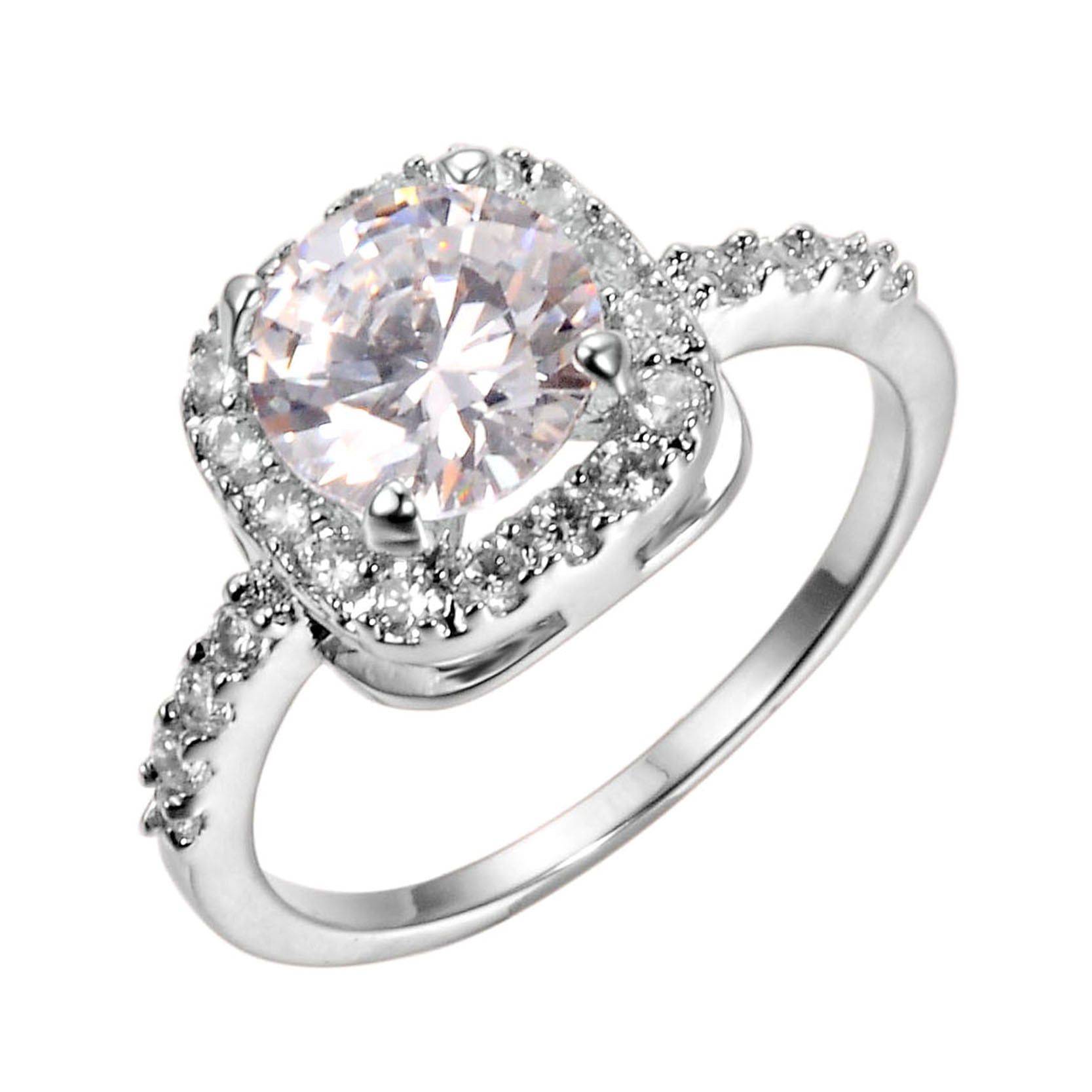 Wholesale ring diamond geometric  classic jewelry