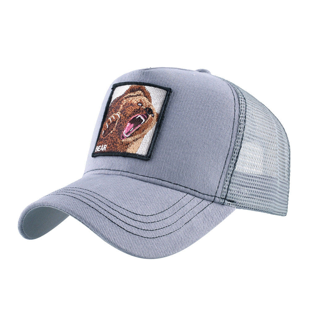 Wholesale Patch Animal Embroidery Cotton Baseball Cap ACC-HT-DSM003