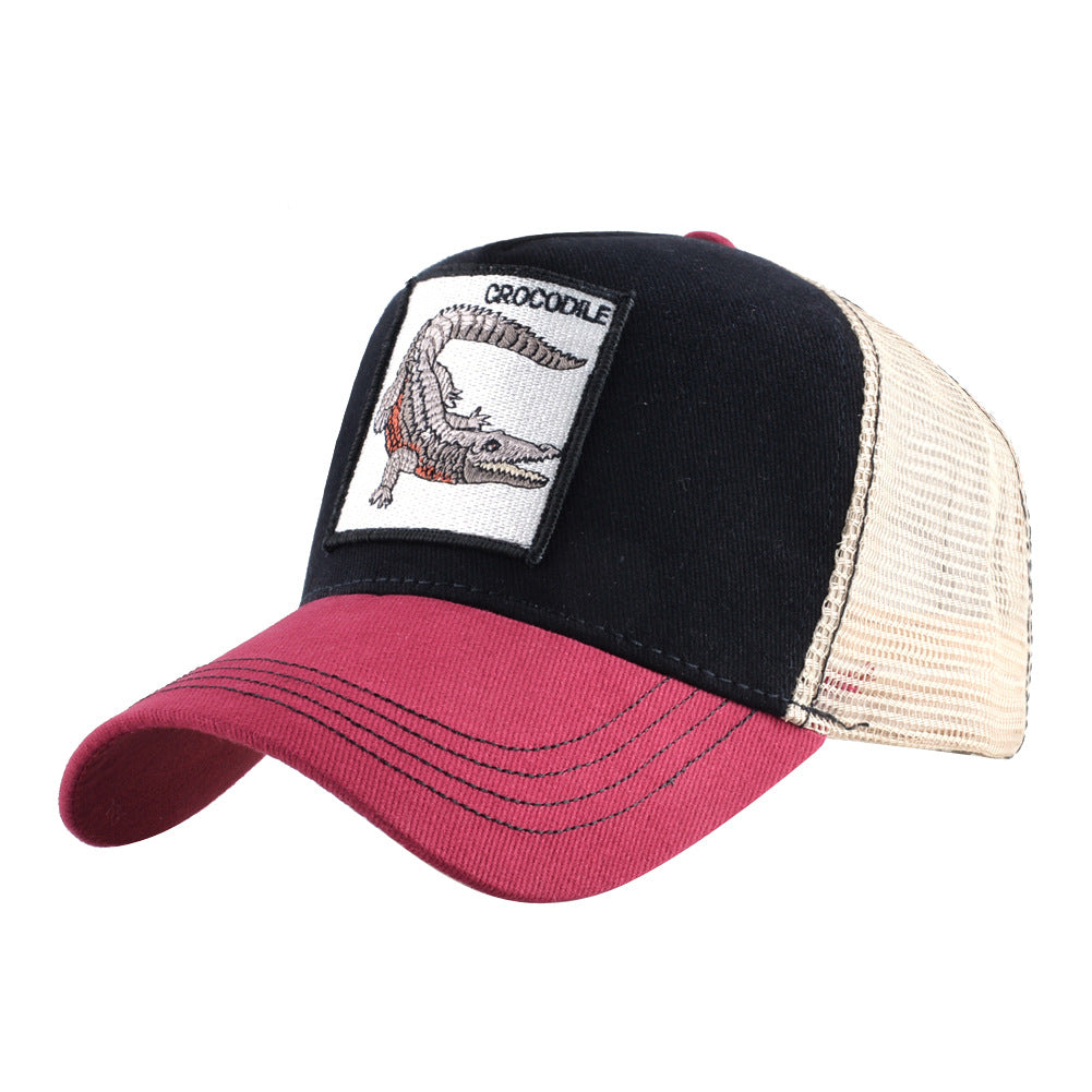 Wholesale Patch Animal Embroidery Cotton Baseball Cap ACC-HT-DSM003