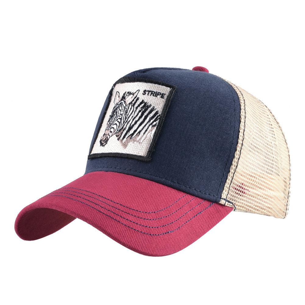Wholesale Patch Animal Embroidery Cotton Baseball Cap ACC-HT-DSM003