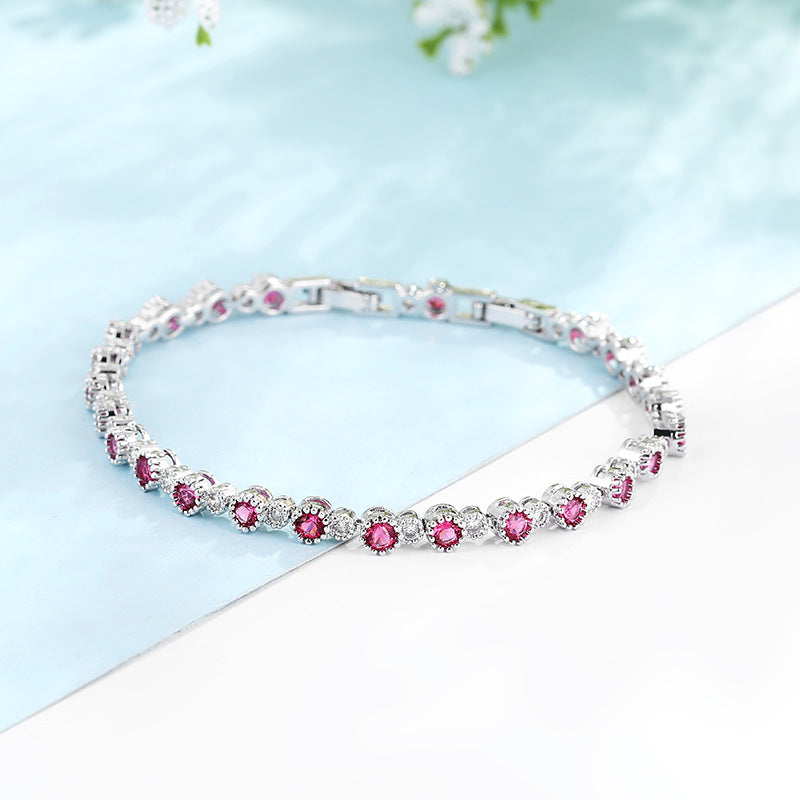 Wholesale Diamond Bracelet Simple Creative Full Diamond Zircon Bracelet