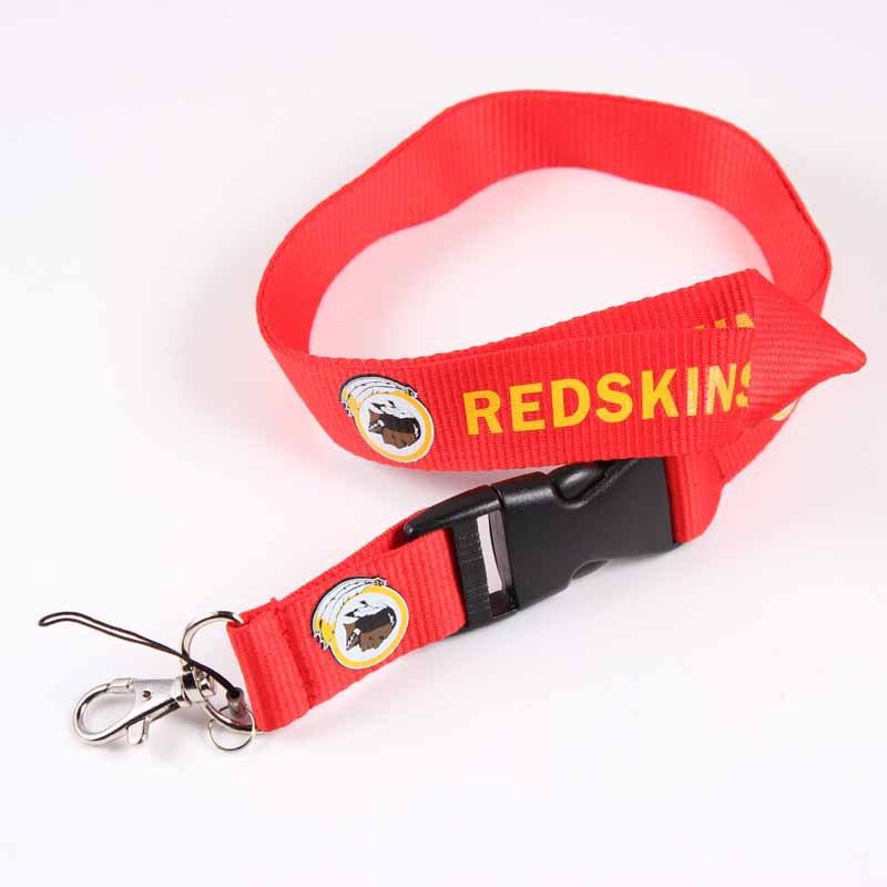 Wholesale Football Team Lanyard Keychain