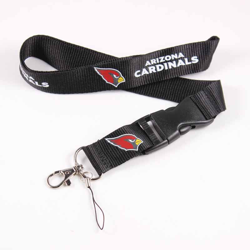 Wholesale Football Team Lanyard Keychain