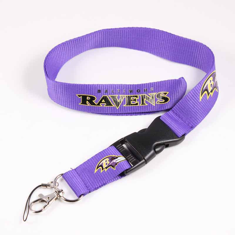 Wholesale Football Team Lanyard Keychain
