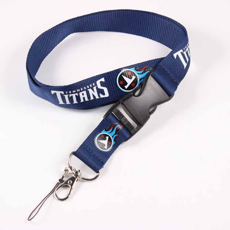 Wholesale Football Team Lanyard Keychain