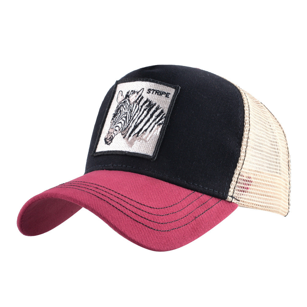 Wholesale Patch Animal Embroidery Cotton Baseball Cap ACC-HT-DSM003