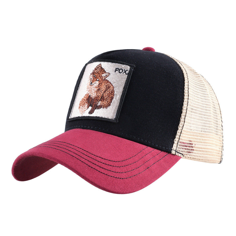 Wholesale Patch Animal Embroidery Cotton Baseball Cap ACC-HT-DSM003