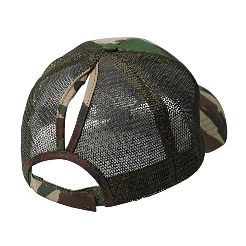 Wholesale Ponytail Baseball Net Cap Cotton Hat ACC-HT-ChunQi004
