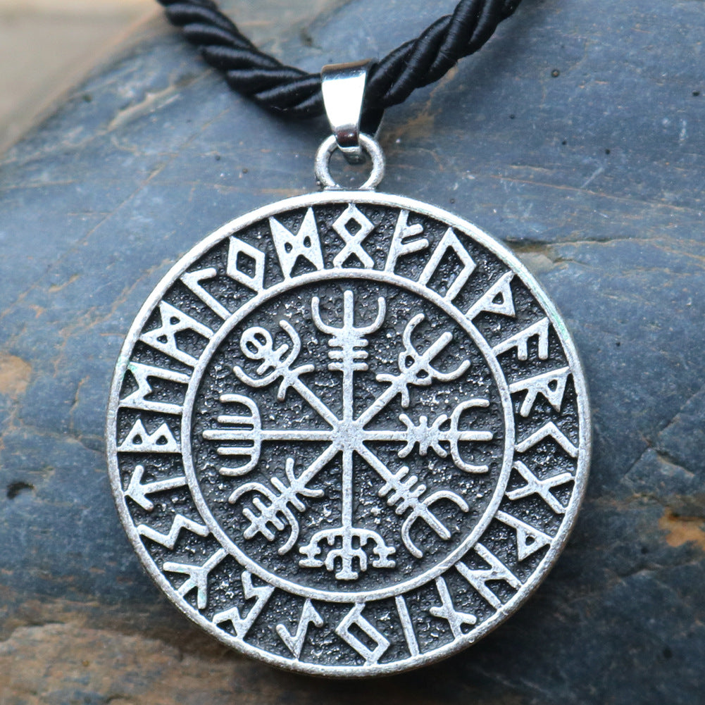 Wholesale Pirate Compass Rune Necklaces ACC-NE-Hongg003