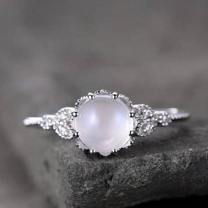 Wholesale Moonstone Diamond ring