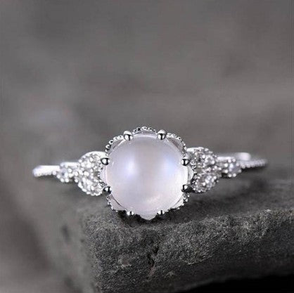 Wholesale Moonstone Diamond ring