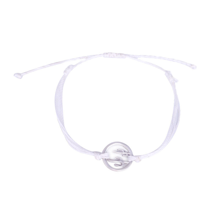 Wholesale Creative bracelet wax line handmade cactus bracelet