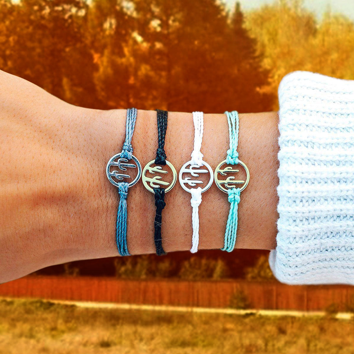 Wholesale Creative bracelet wax line handmade cactus bracelet