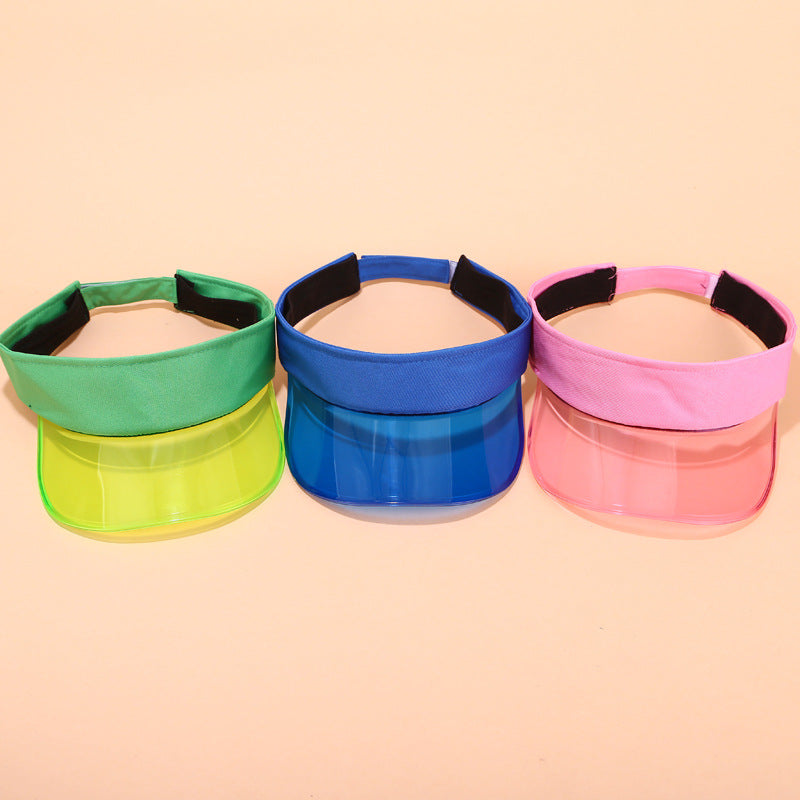 Wholesale PVC Empty Top Hat Leopard Print Sun Hat ACC-HT-LvYi005