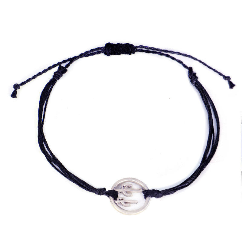 Wholesale Creative bracelet wax line handmade cactus bracelet