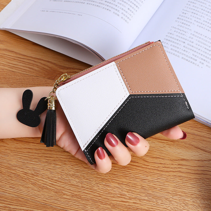 Wholesale Bi-fold Short Women's Zipper Wallet