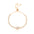 Wholesale  Rose Gold love zircon bracelet
