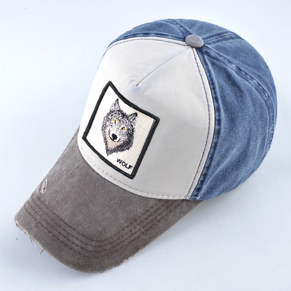 Wholesale Vintage Cotton Embroidered Animal Baseball Cap ACC-HT-DSM002