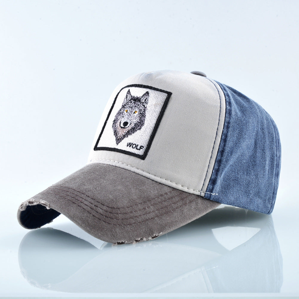 Wholesale Vintage Cotton Embroidered Animal Baseball Cap ACC-HT-DSM002
