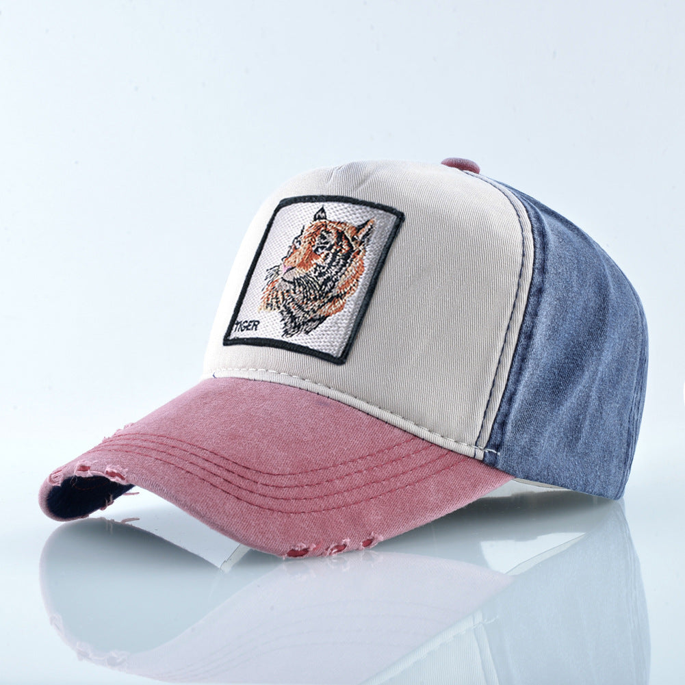 Wholesale Vintage Cotton Embroidered Animal Baseball Cap ACC-HT-DSM002