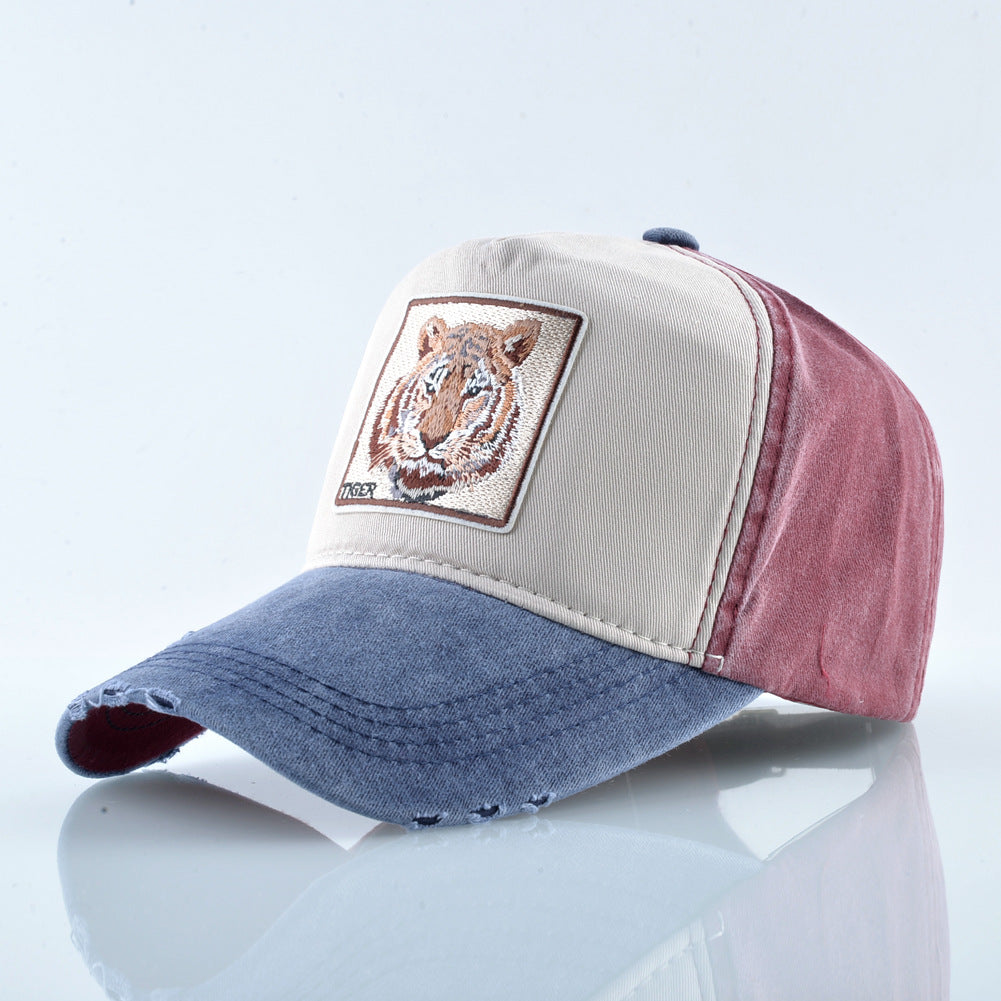 Wholesale Vintage Cotton Embroidered Animal Baseball Cap ACC-HT-DSM002