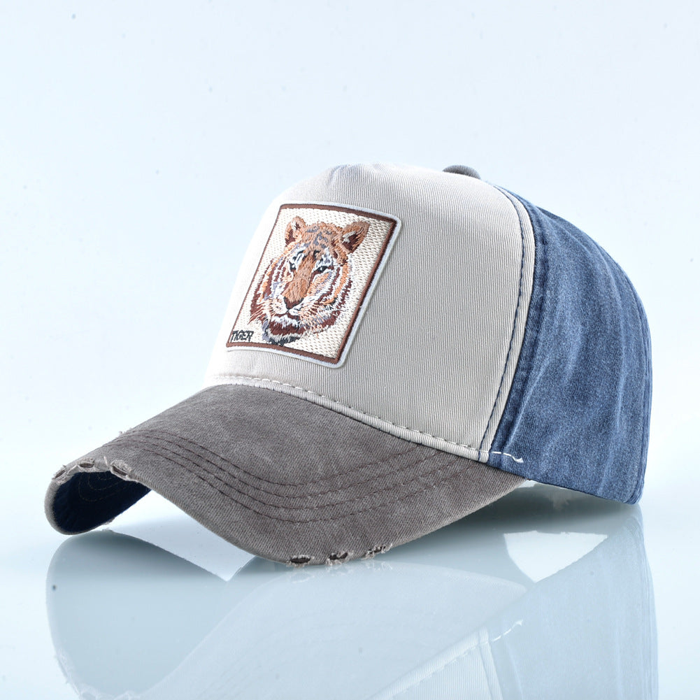 Wholesale Vintage Cotton Embroidered Animal Baseball Cap ACC-HT-DSM002