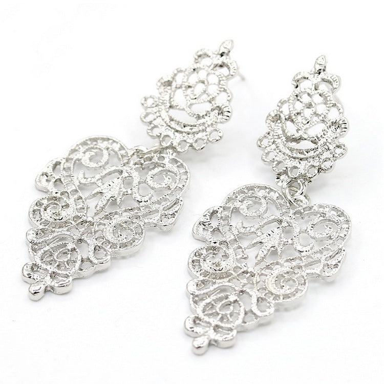 Wholesale  retro hollow Bohemian earrings