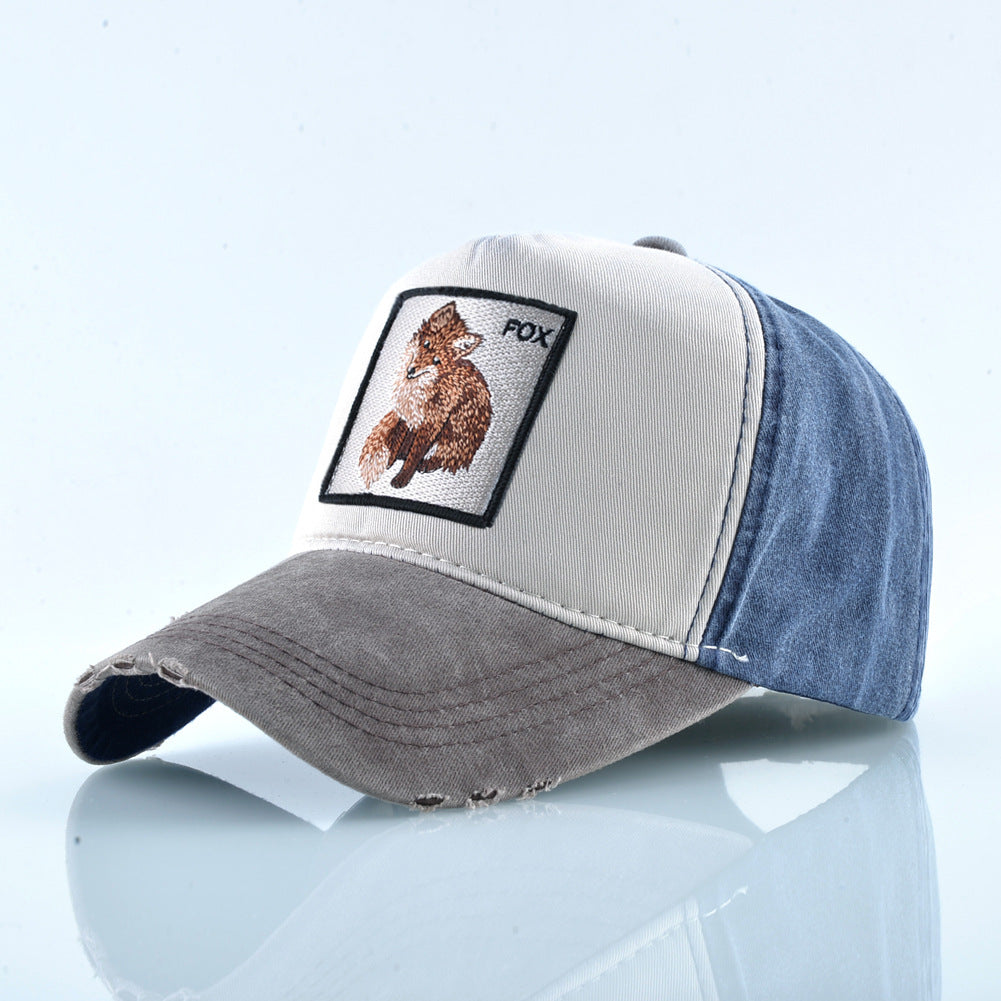 Wholesale Vintage Cotton Embroidered Animal Baseball Cap ACC-HT-DSM002