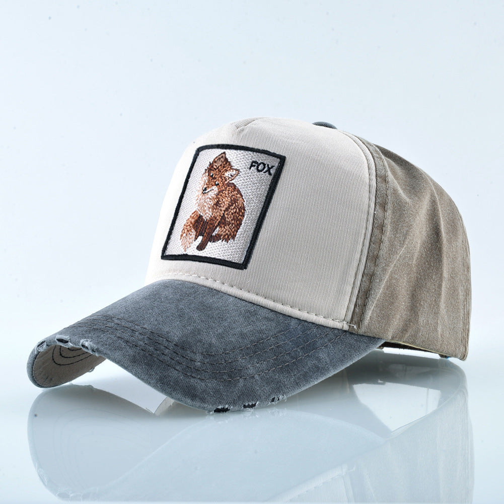 Wholesale Vintage Cotton Embroidered Animal Baseball Cap ACC-HT-DSM002