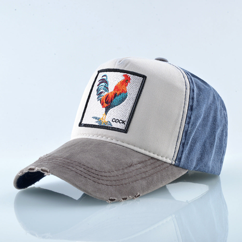 Wholesale Vintage Cotton Embroidered Animal Baseball Cap ACC-HT-DSM002