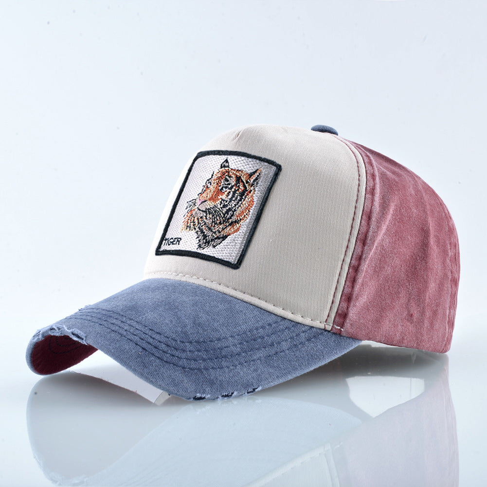 Wholesale Vintage Cotton Embroidered Animal Baseball Cap ACC-HT-DSM002
