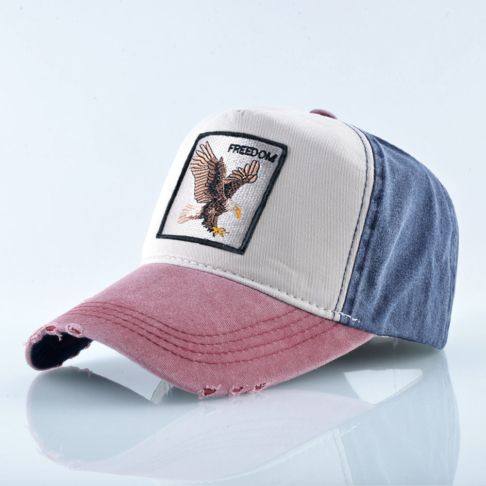 Wholesale Vintage Cotton Embroidered Animal Baseball Cap ACC-HT-DSM002