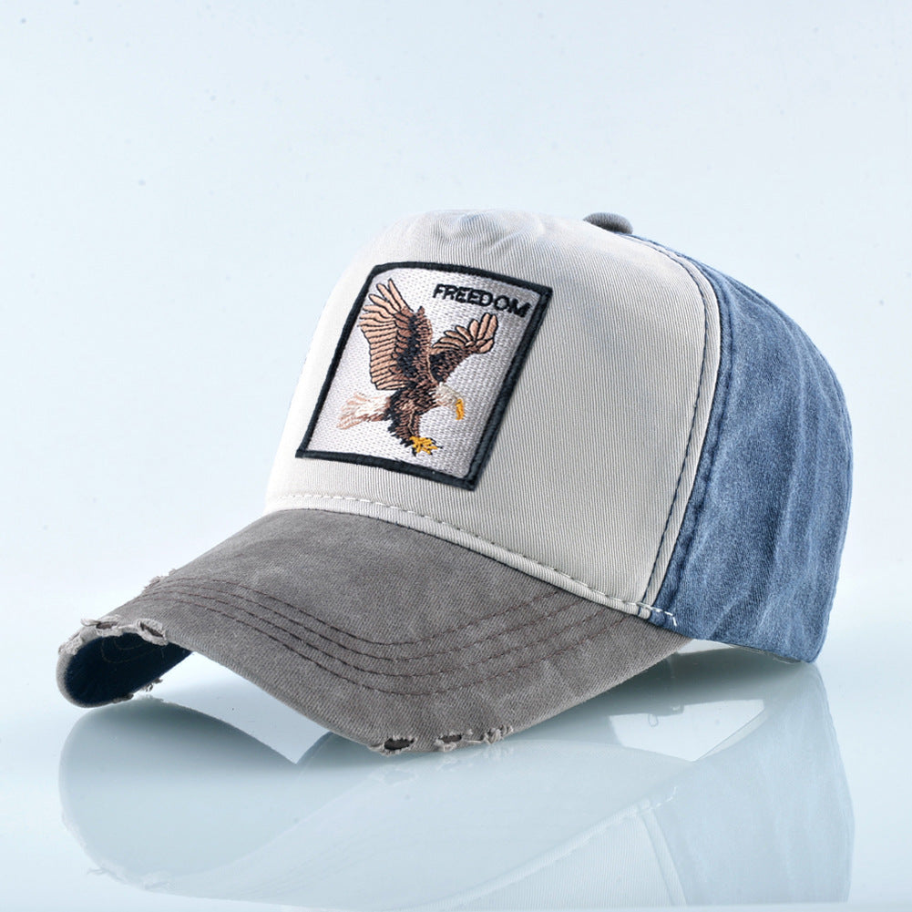 Wholesale Vintage Cotton Embroidered Animal Baseball Cap ACC-HT-DSM002