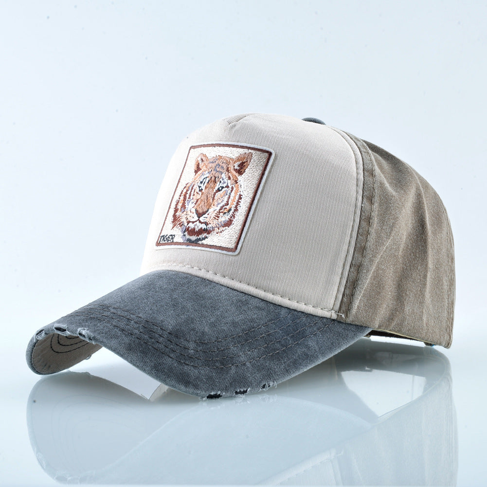 Wholesale Vintage Cotton Embroidered Animal Baseball Cap ACC-HT-DSM002