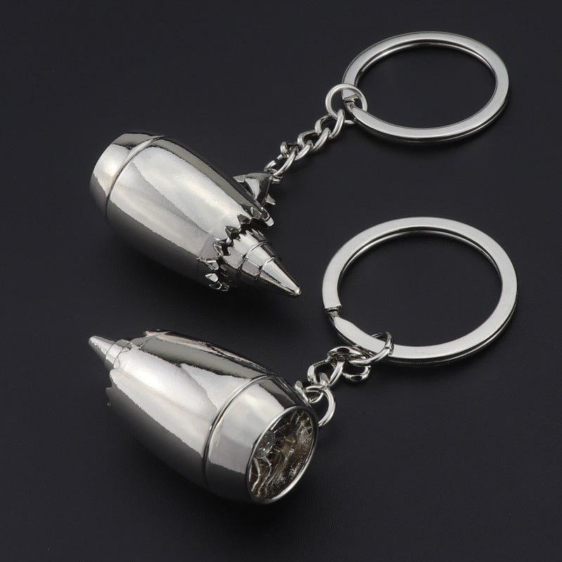 Delta Engine Keychain Wholesale Aircraft Engine Gift Metal Keychain