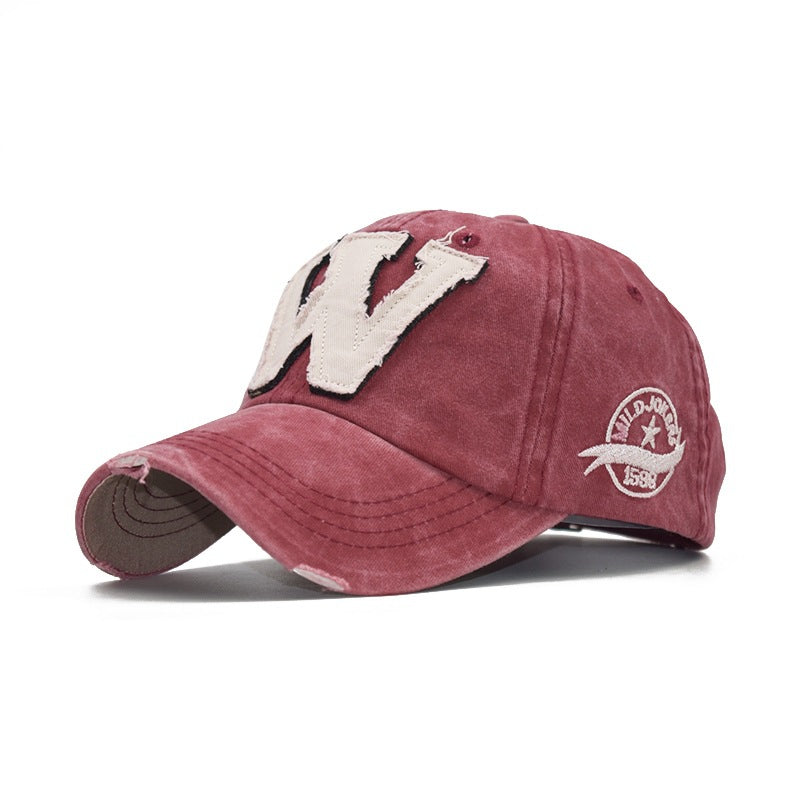 Wholesale W letter embroidered baseball cap