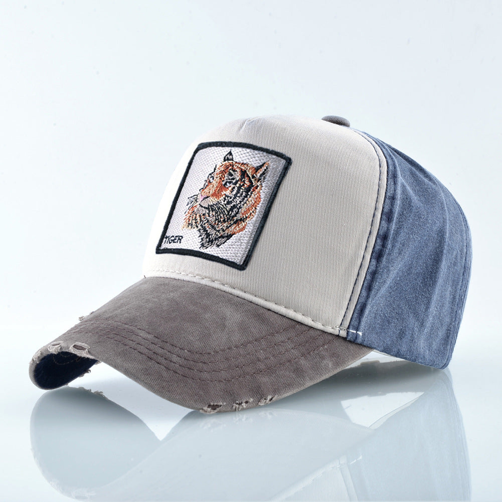 Wholesale Vintage Cotton Embroidered Animal Baseball Cap ACC-HT-DSM002