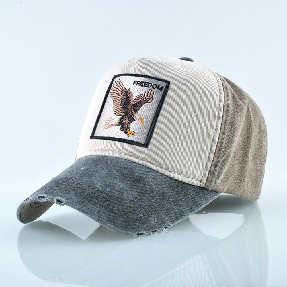 Wholesale Vintage Cotton Embroidered Animal Baseball Cap ACC-HT-DSM002