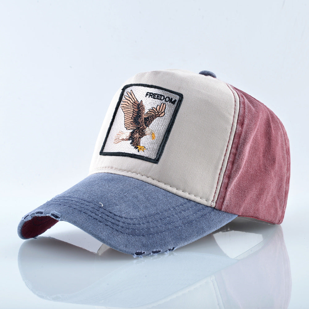 Wholesale Vintage Cotton Embroidered Animal Baseball Cap ACC-HT-DSM002