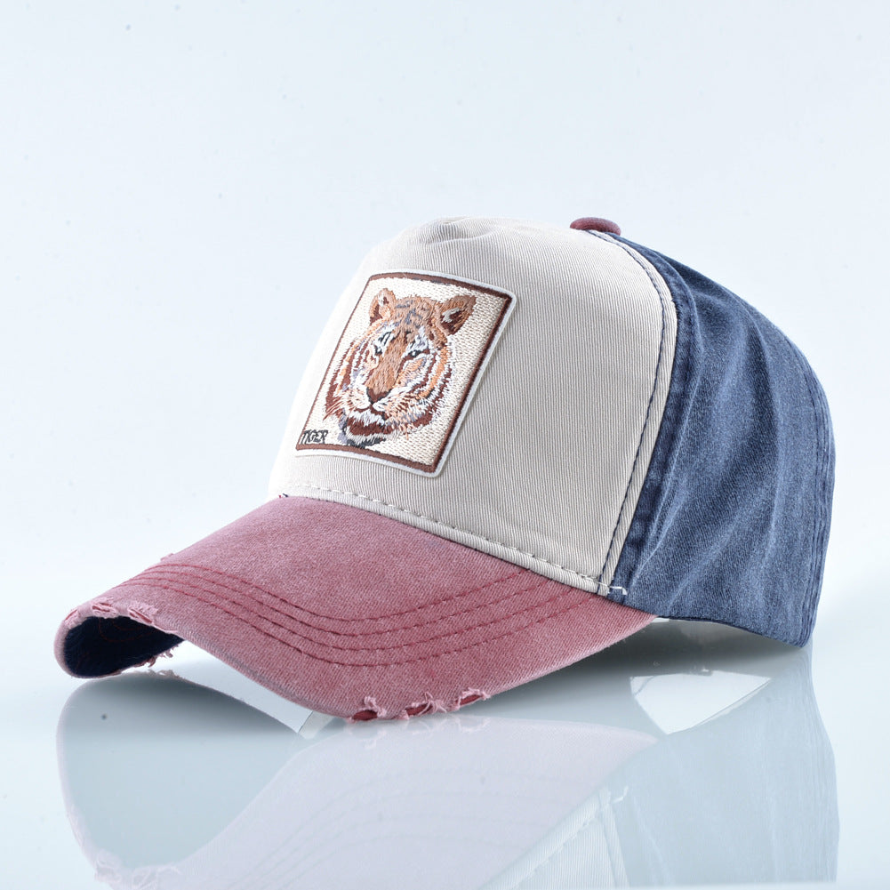 Wholesale Vintage Cotton Embroidered Animal Baseball Cap ACC-HT-DSM002