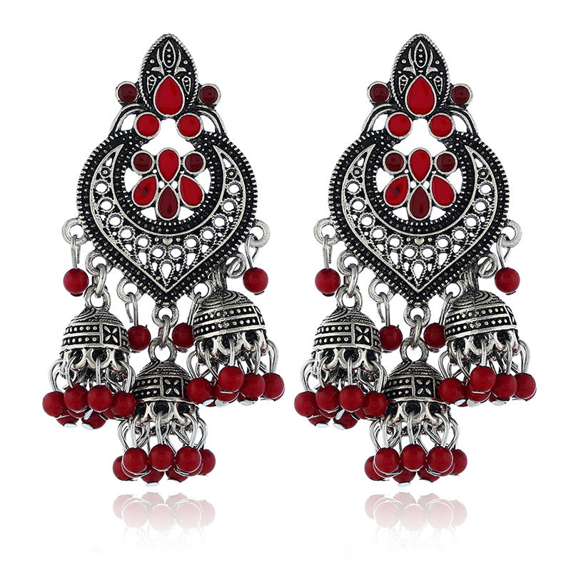 Wholesale Tassel Bohemian Alloy Earrings ACC-ES-KaiQing003