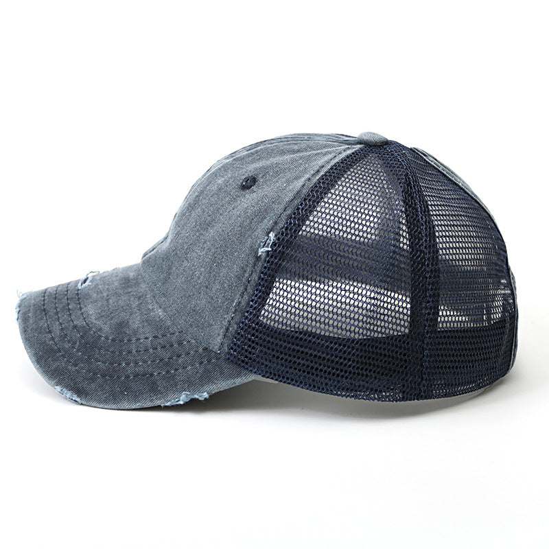 Wholesale Washed Cotton Duck Bill Sun Hat Baseball Cap ACC-HT-ChunQi003